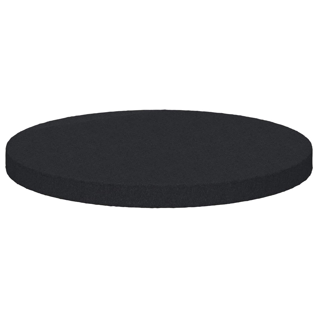 vidaXL Podkładki Na Nogi Mebli 2 pcs Czarny Ø 30 x 2 mm EVA