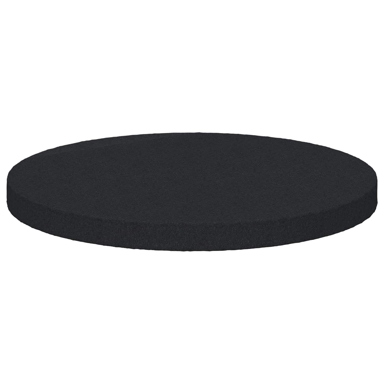 vidaXL Podkładki Na Nogi Mebli 2 pcs Czarny Ø 30 x 2 mm EVA