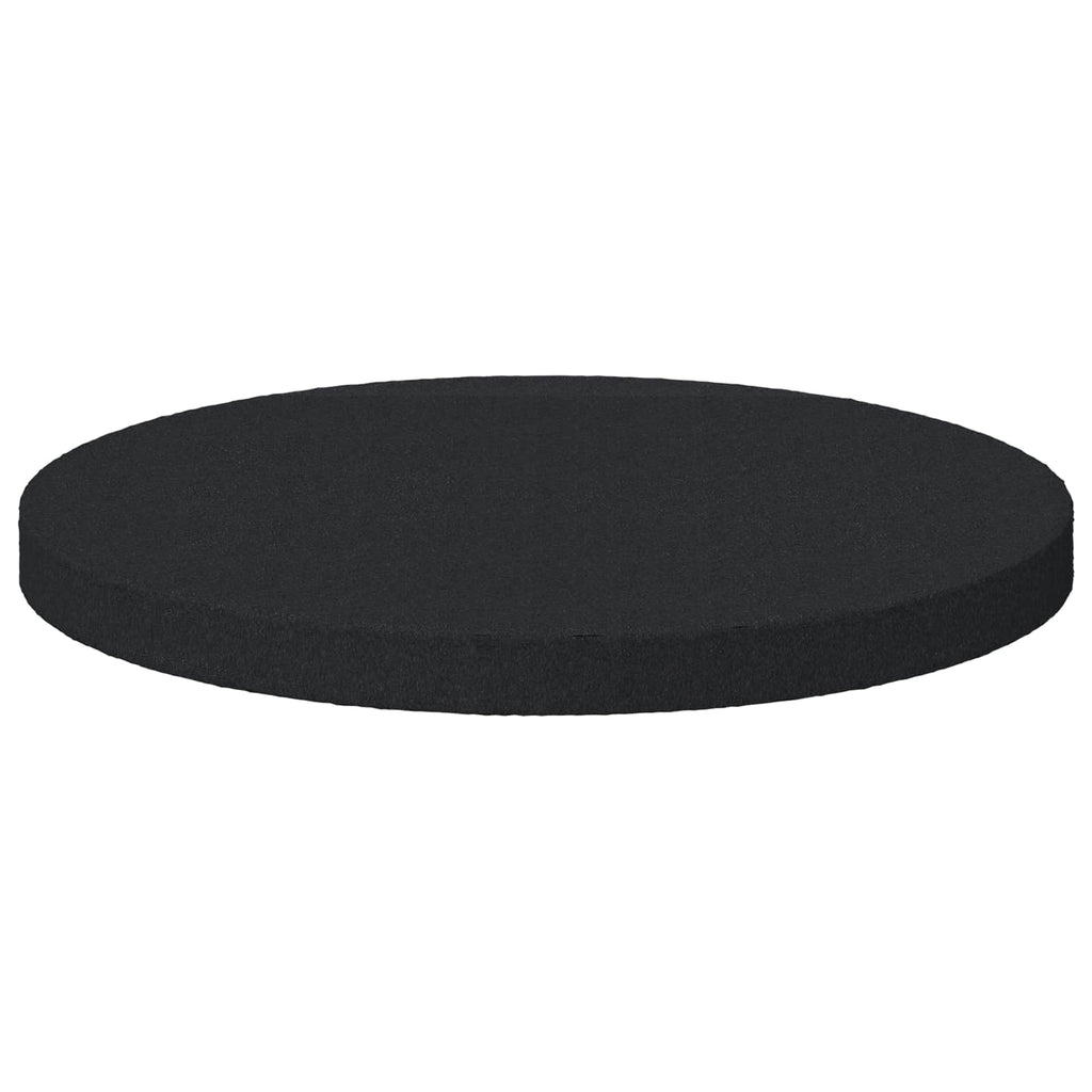 vidaXL Podkładki Na Nogi Mebli 2 pcs Czarny Ø 30 x 2 mm EVA
