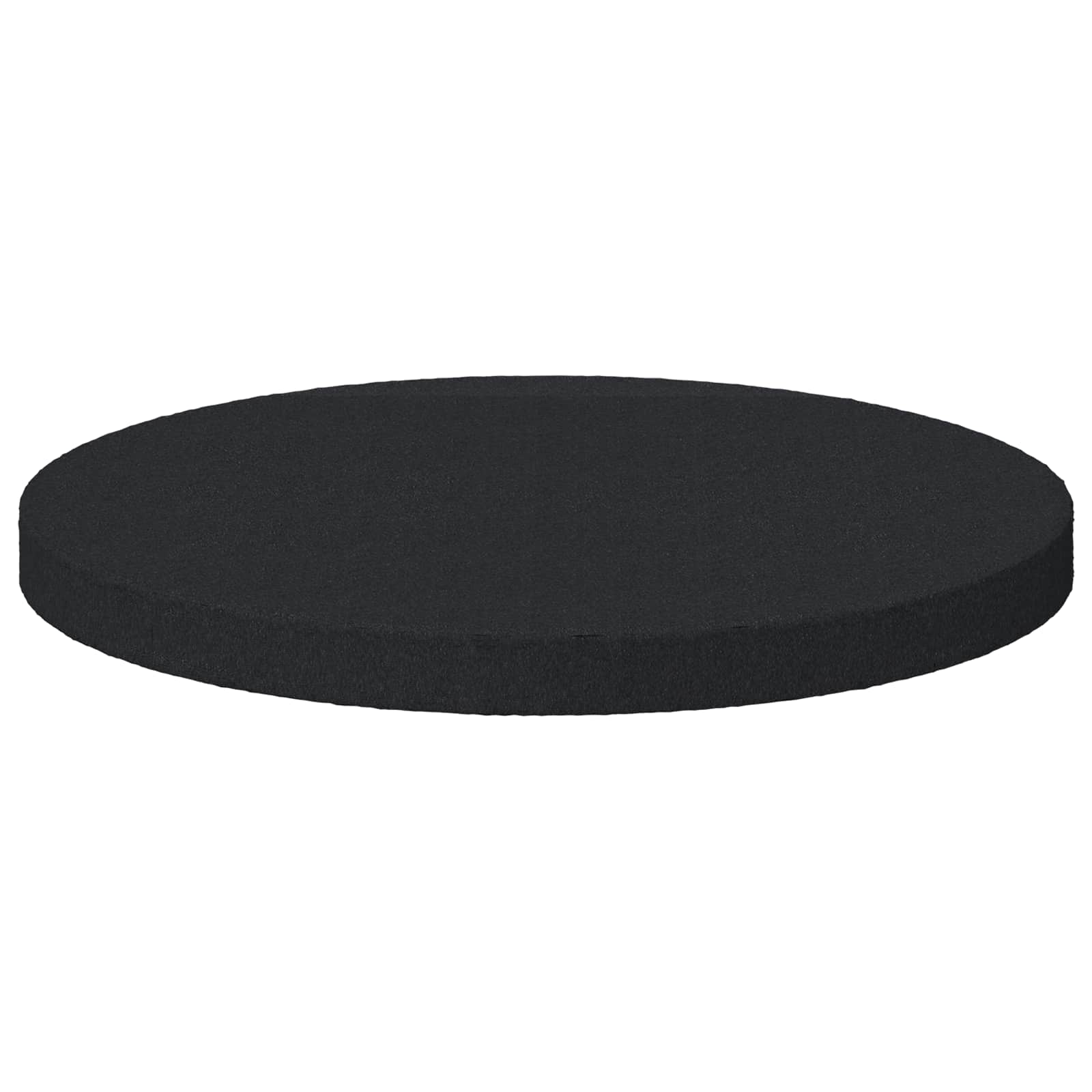 vidaXL Podkładki Na Nogi Mebli 2 pcs Czarny Ø 30 x 2 mm EVA