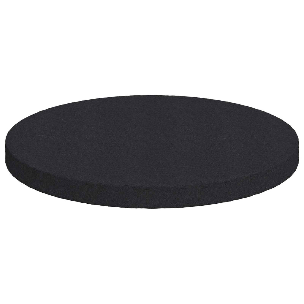 vidaXL Podkładki Na Nogi Mebli 2 pcs Czarny Ø 30 x 2 mm EVA