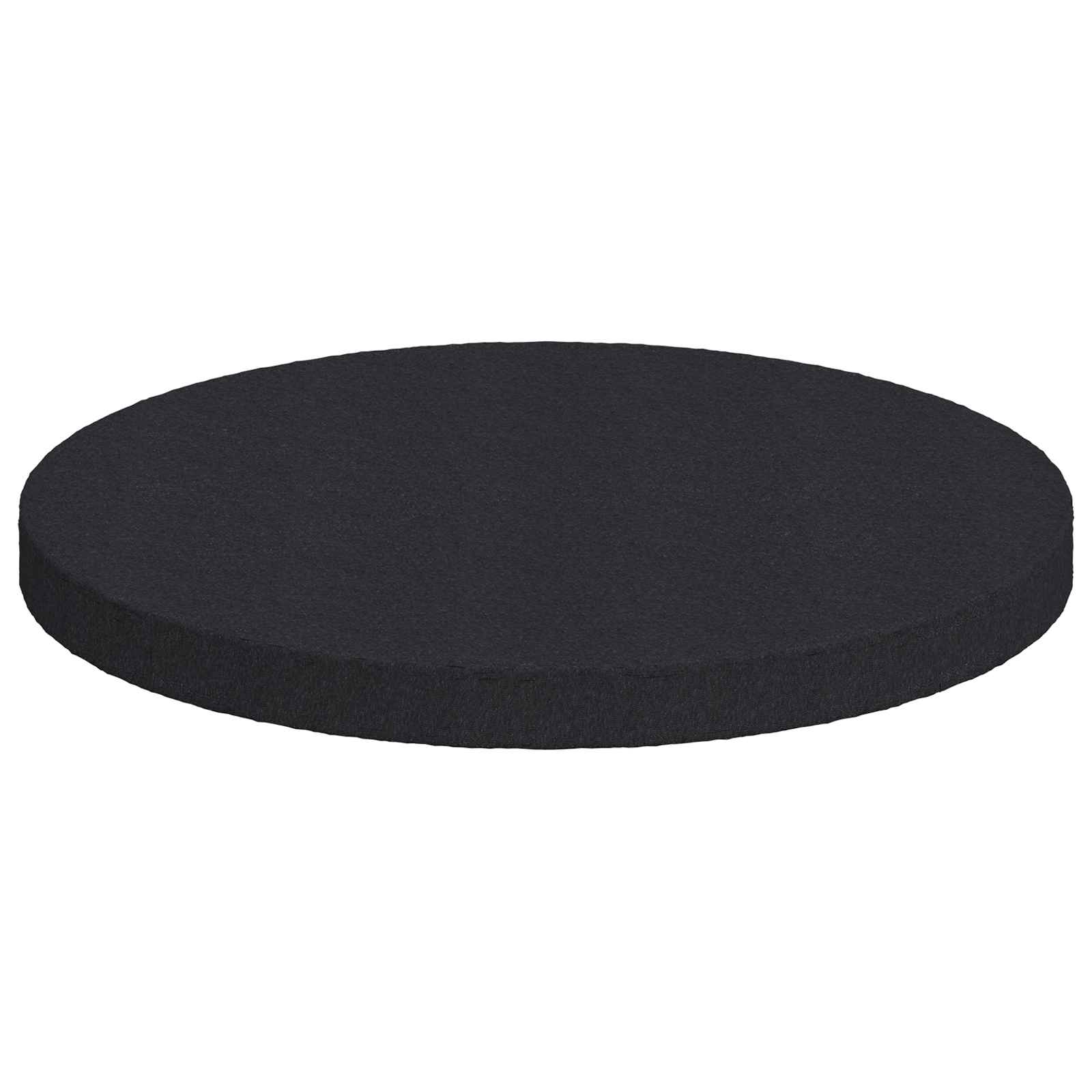 vidaXL Podkładki Na Nogi Mebli 2 pcs Czarny Ø 30 x 2 mm EVA