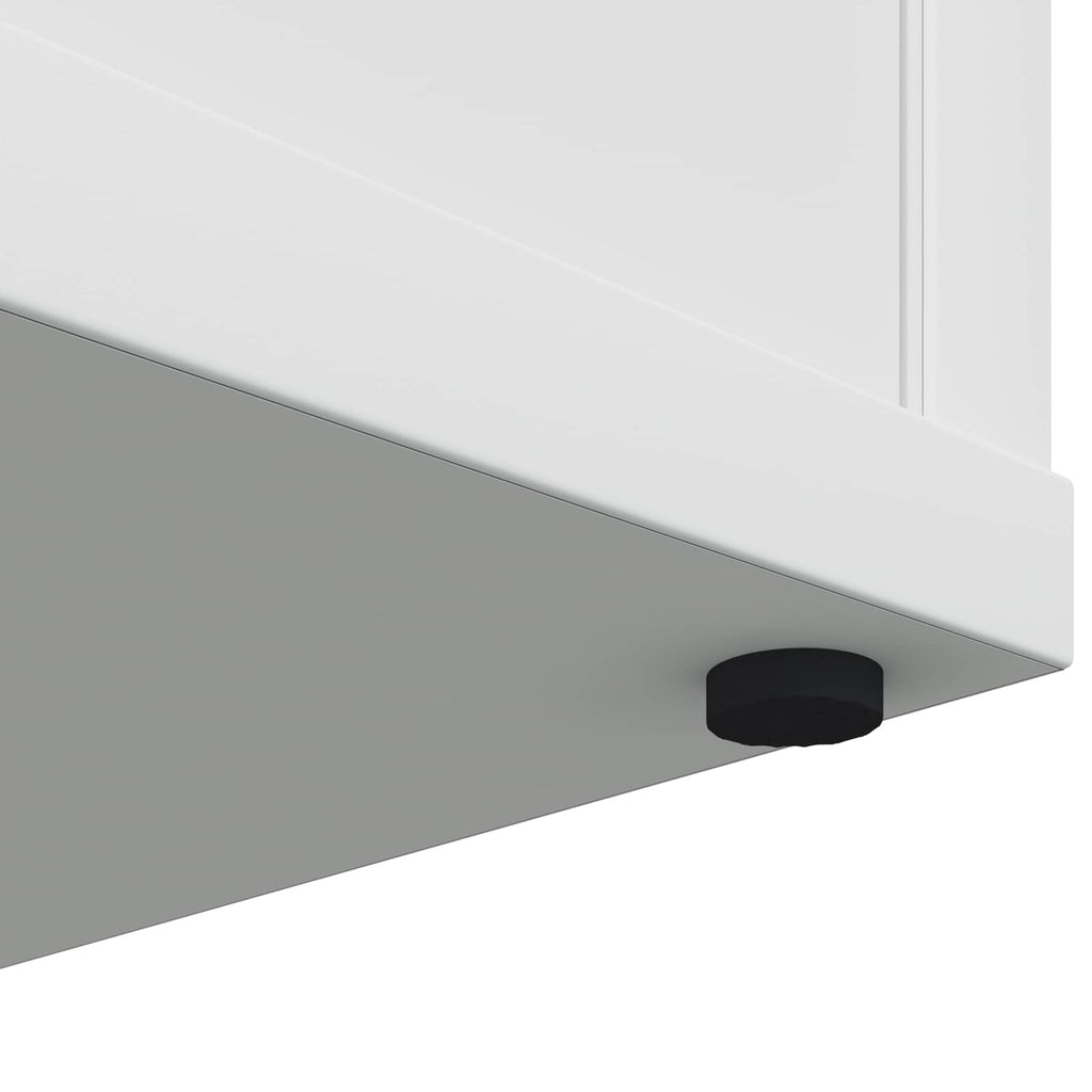 vidaXL Podkładki Na Nogi Mebli 2 pcs Czarny Ø 14 x 4 mm EVA