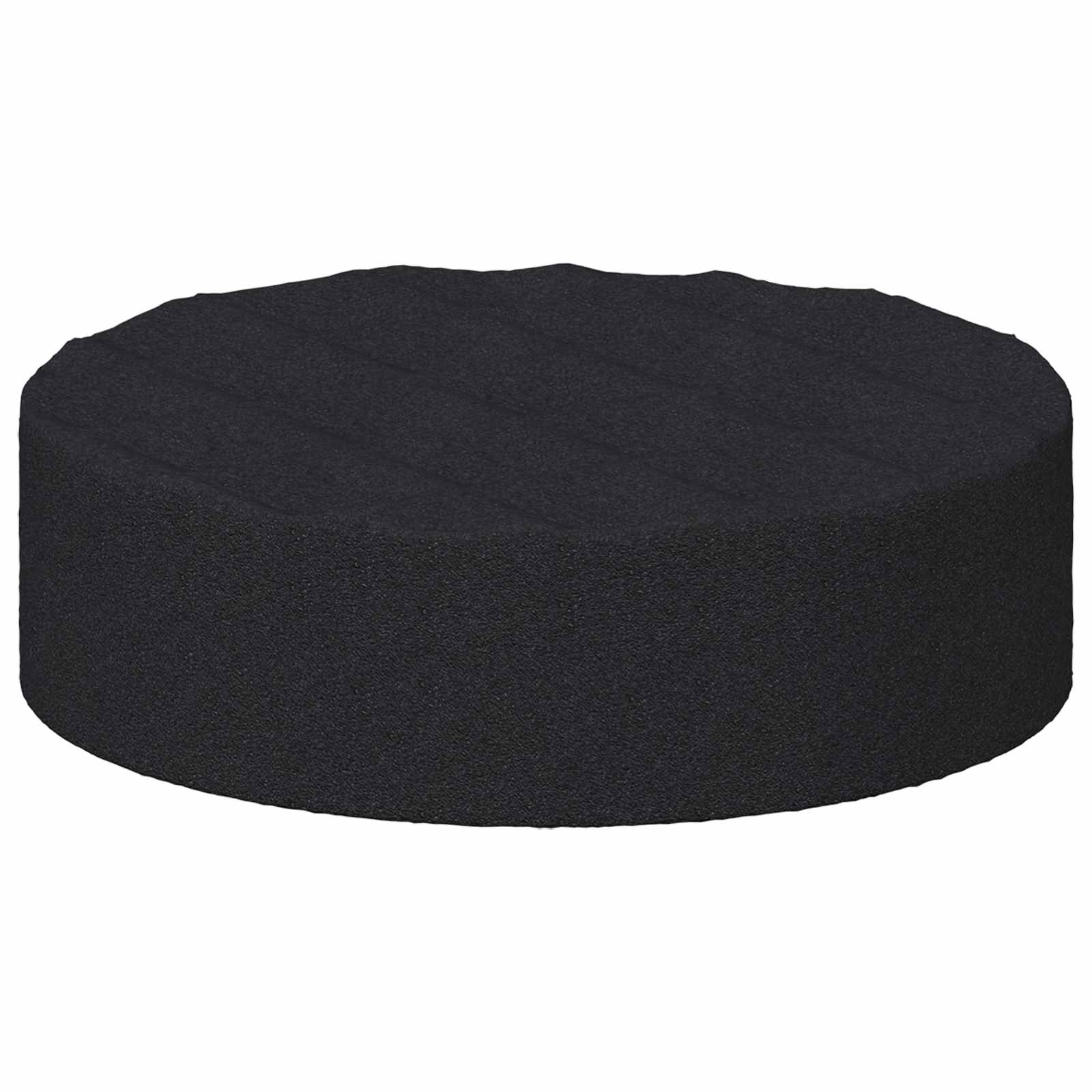 vidaXL Podkładki Na Nogi Mebli 2 pcs Czarny Ø 14 x 4 mm EVA