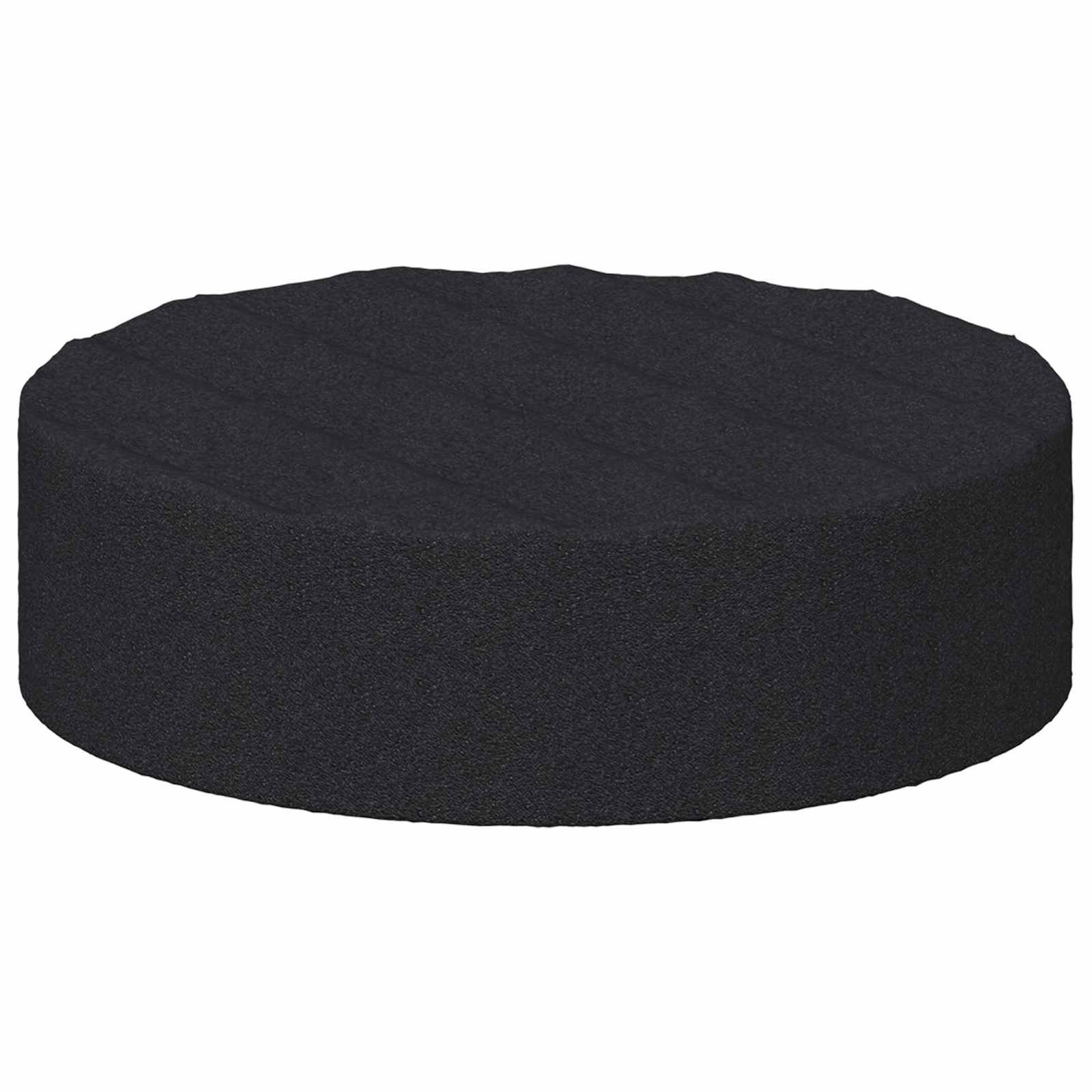 vidaXL Podkładki Na Nogi Mebli 2 pcs Czarny Ø 14 x 4 mm EVA