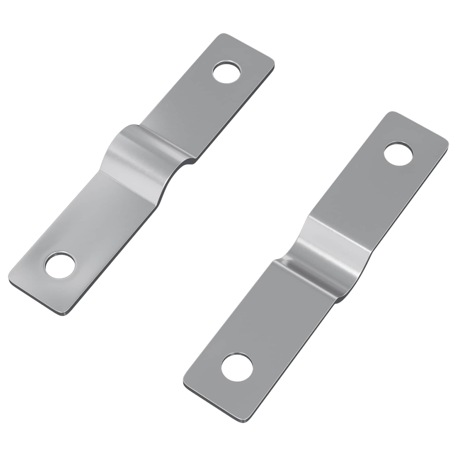 vidaXL Płyta uderzeniowa 2 pcs Srebrny 50 x 10 x 1,2 mm Żelazo