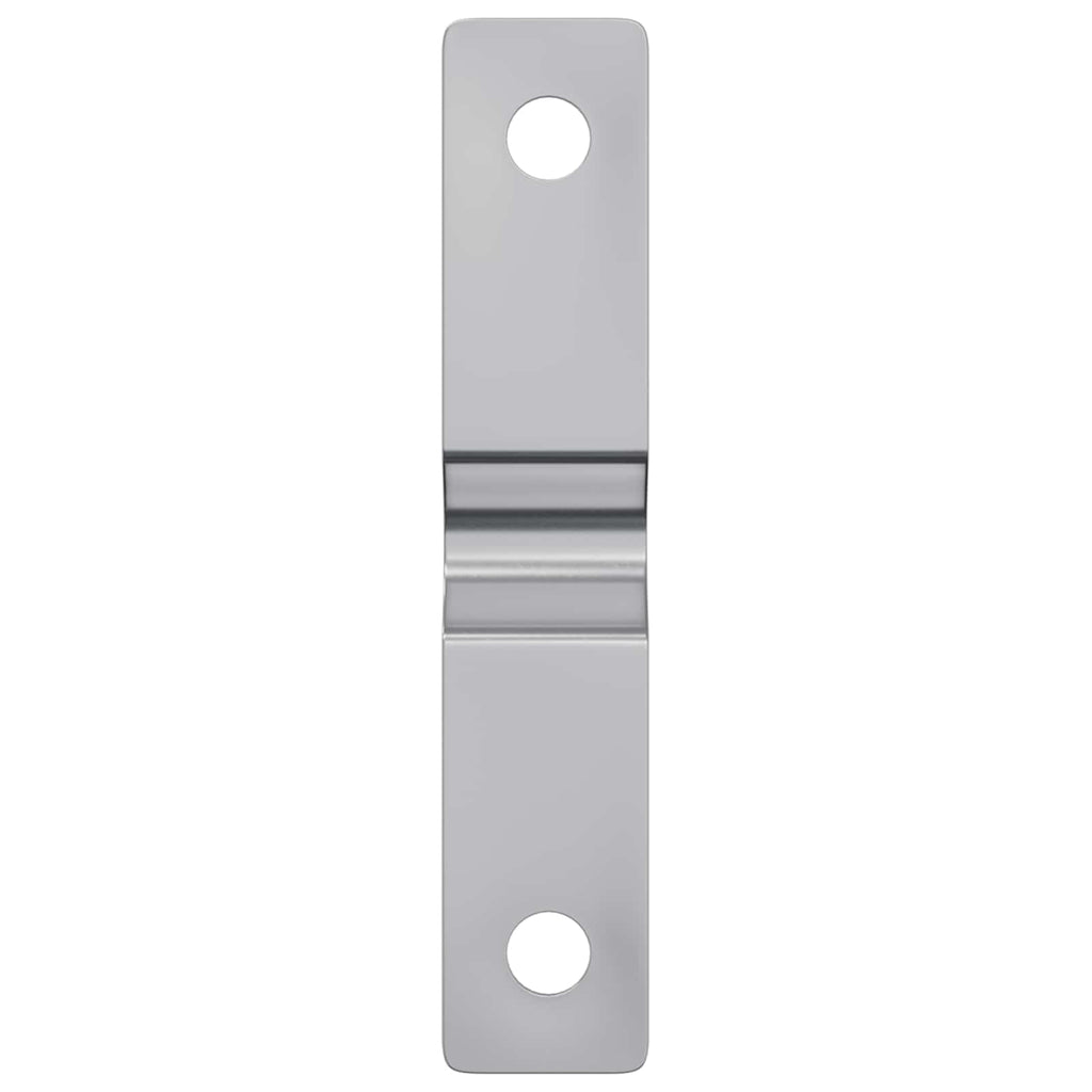 vidaXL Płyta uderzeniowa 2 pcs Srebrny 50 x 10 x 1,2 mm Żelazo