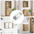 vidaXL Wspornik do zawieszenia szafki 261 pcs Biały 70 x 48 x 19 mm