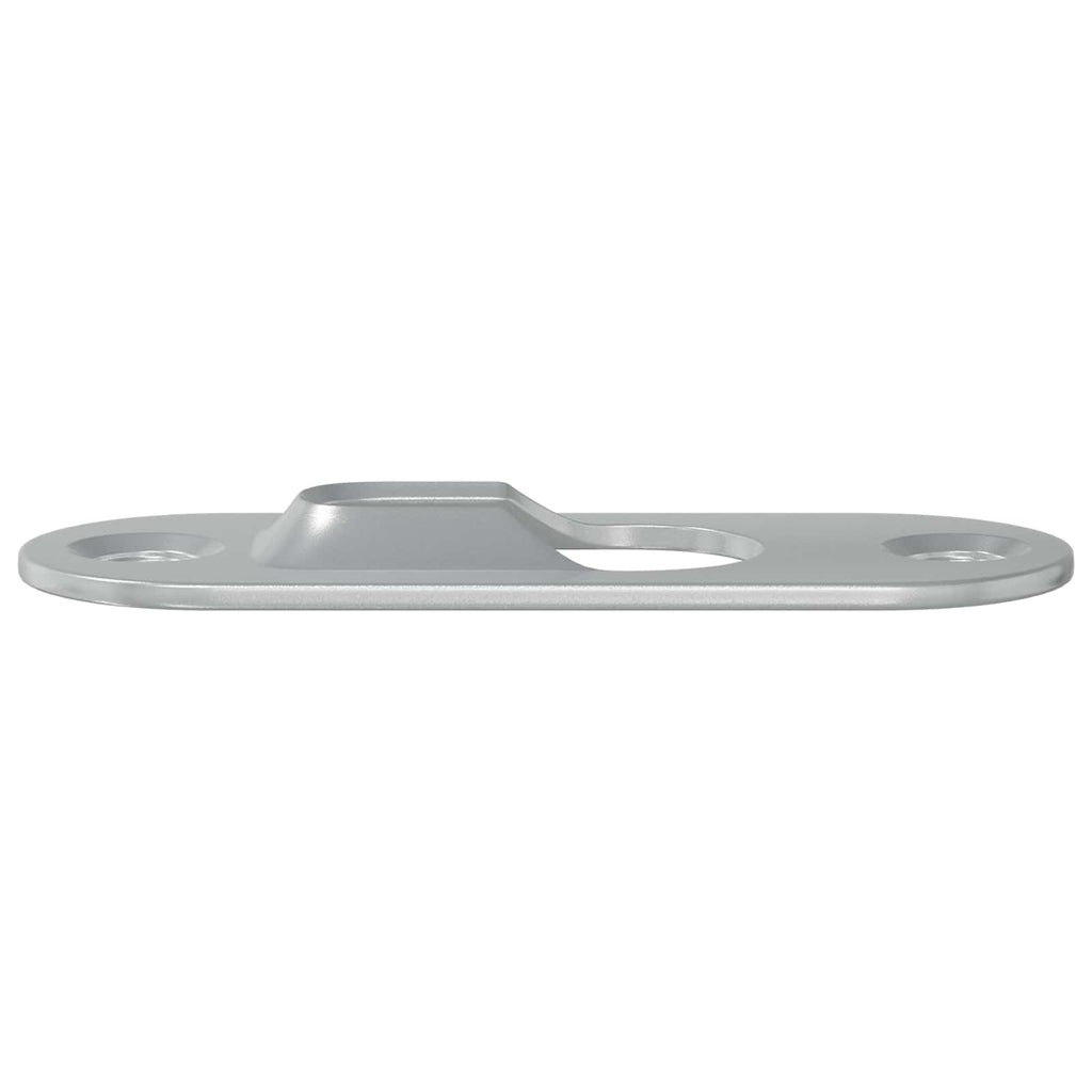 vidaXL Wieszak na otwór 2 pcs Srebrny 45 x 16 x 3.5 mm Żelazo