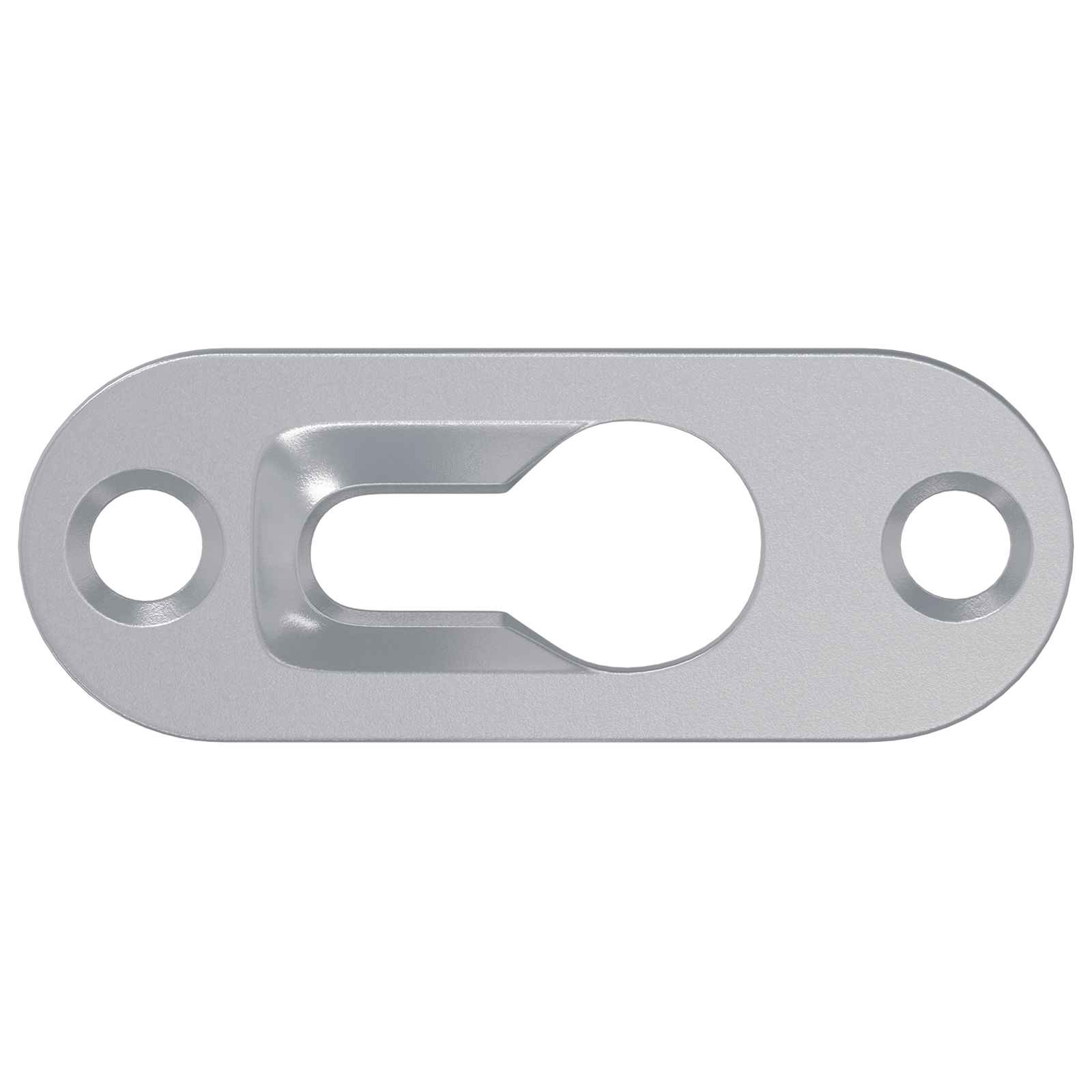 vidaXL Wieszak na otwór 2 pcs Srebrny 45 x 16 x 3.5 mm Żelazo