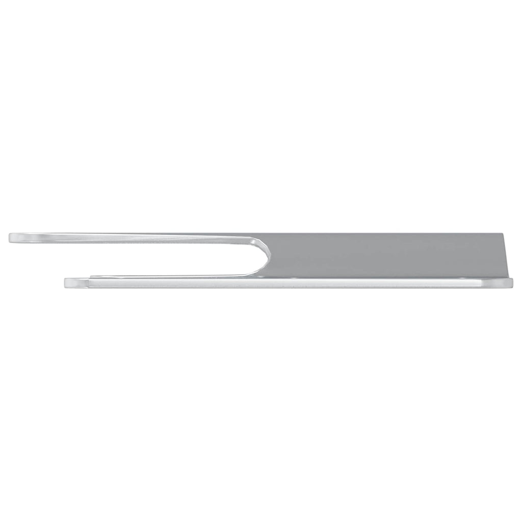 vidaXL Uchwyt montażowy natynkowy 2 pcs Srebrny 75 x 66 x 1,4 mm Stal