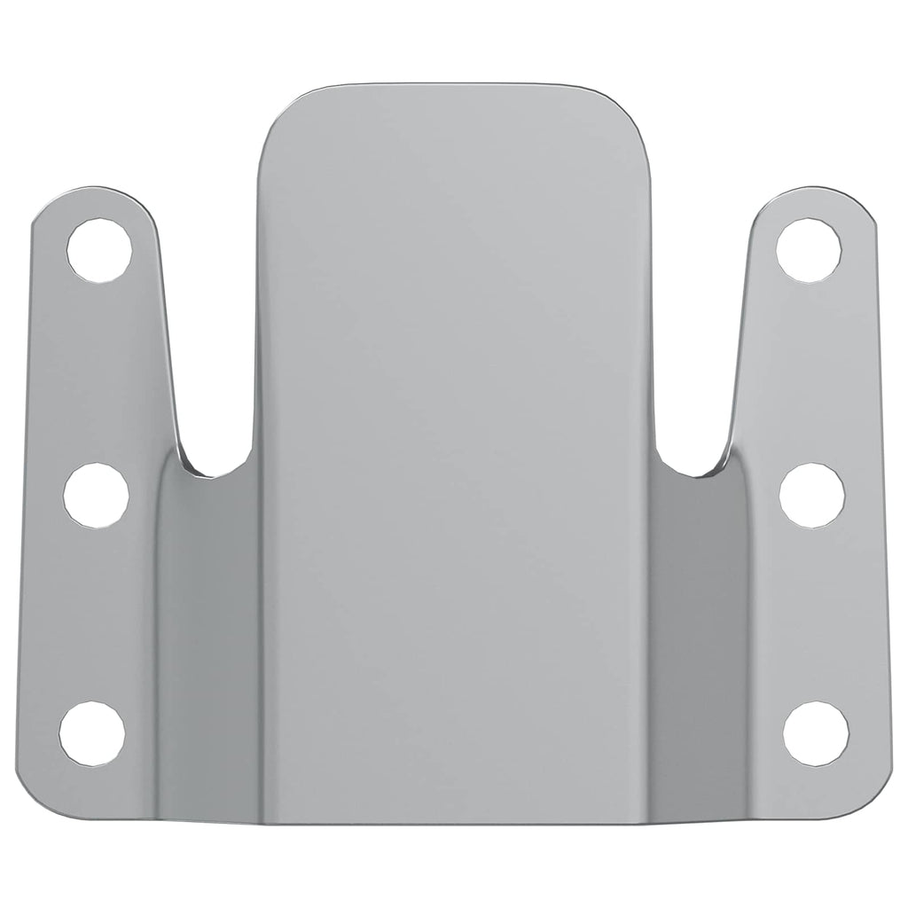 vidaXL Uchwyt montażowy natynkowy 2 pcs Srebrny 75 x 66 x 1,4 mm Stal