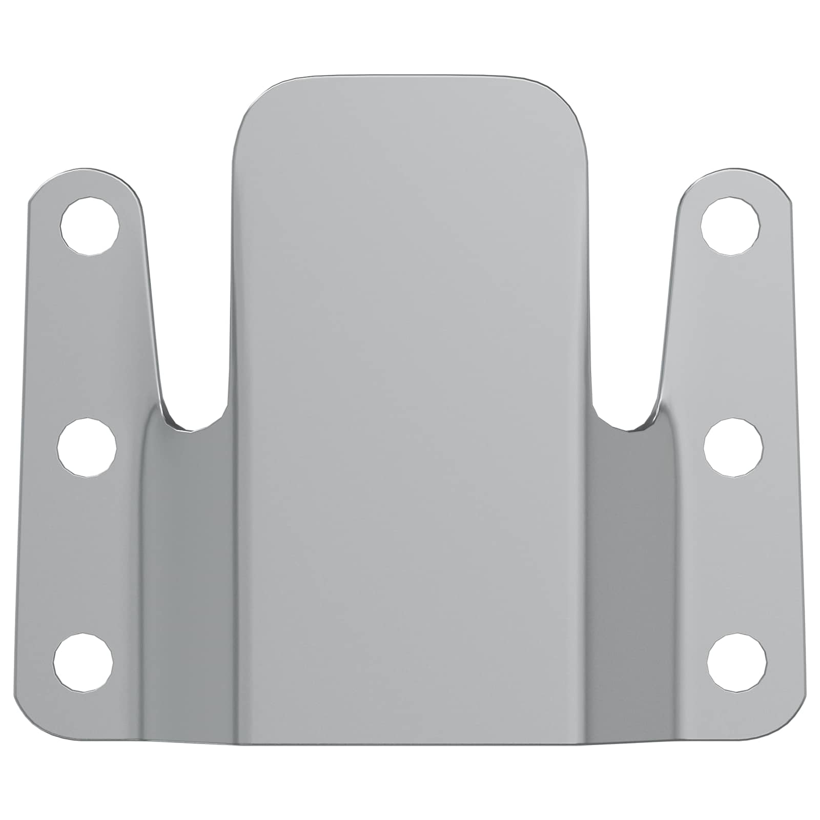 vidaXL Uchwyt montażowy natynkowy 419 pcs Srebrny 75 x 66 x 1,4 mm