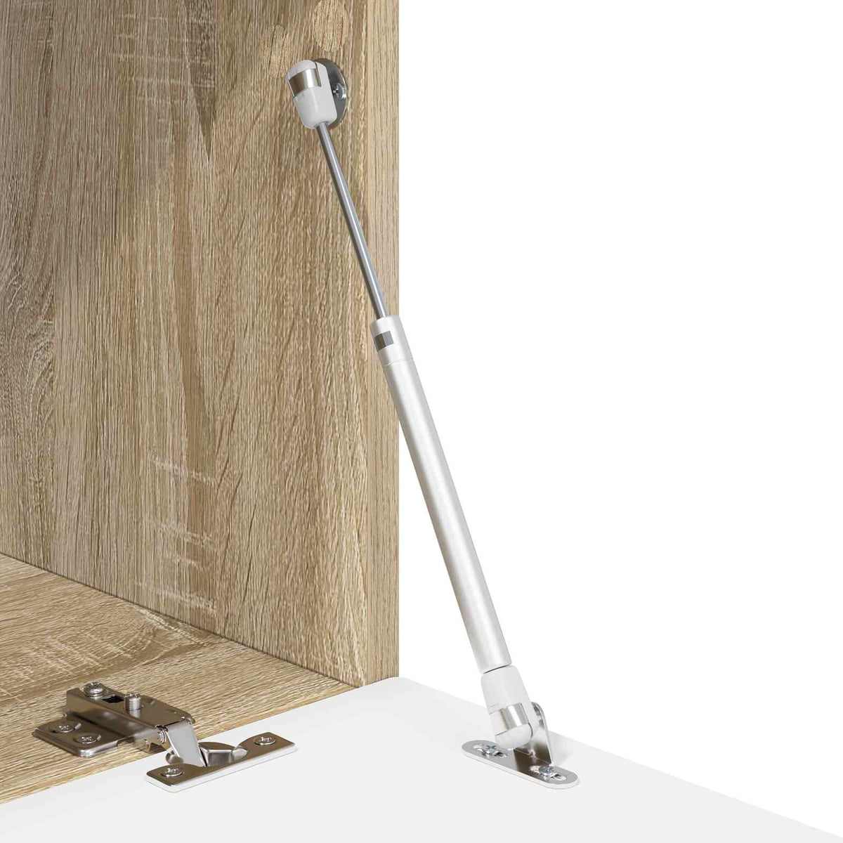 vidaXL Hydrauliczna sprężyna gazowa 12 szt. srebrny 280 x 17 x 16 mm