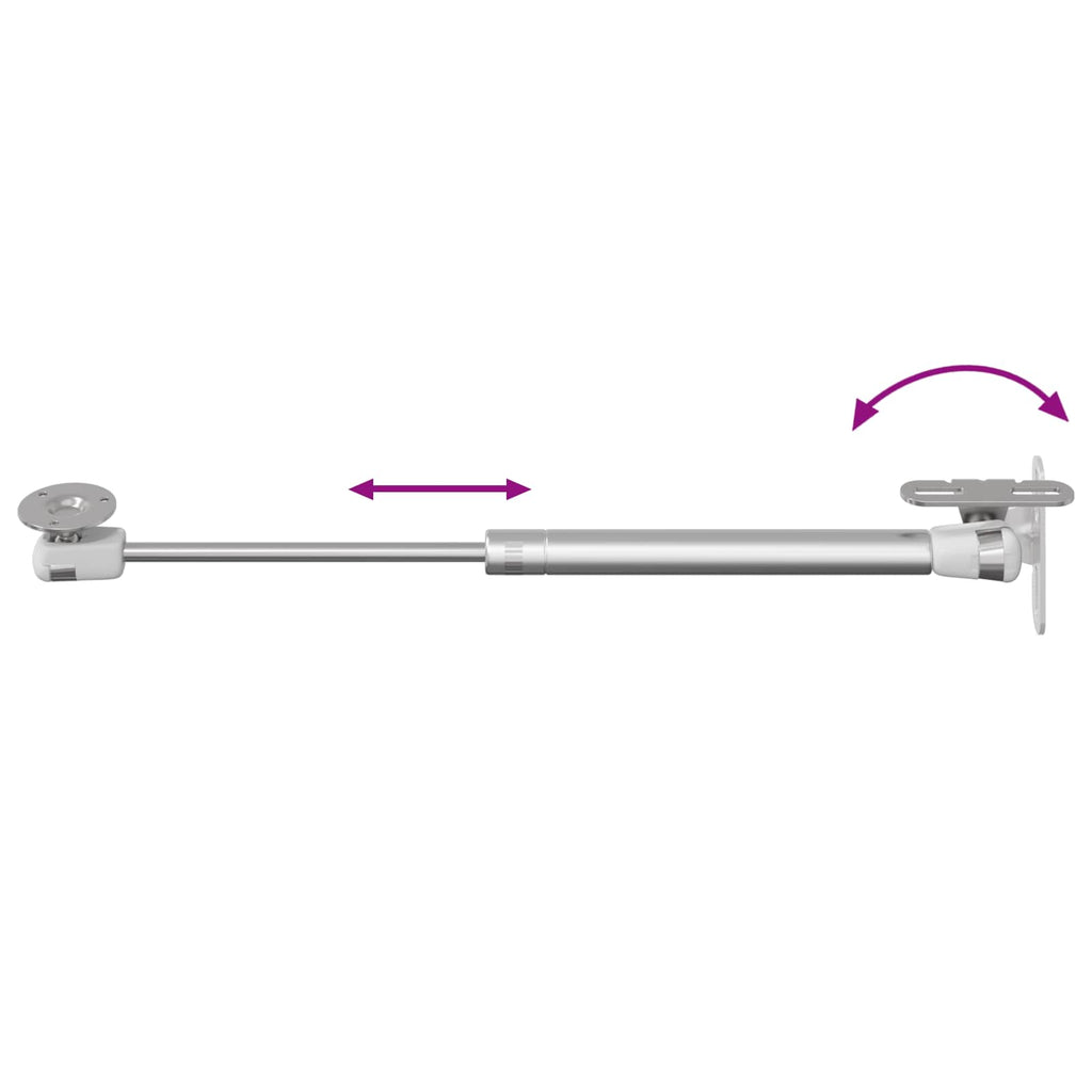 vidaXL Hydrauliczna sprężyna gazowa 12 szt. srebrny 280 x 17 x 16 mm