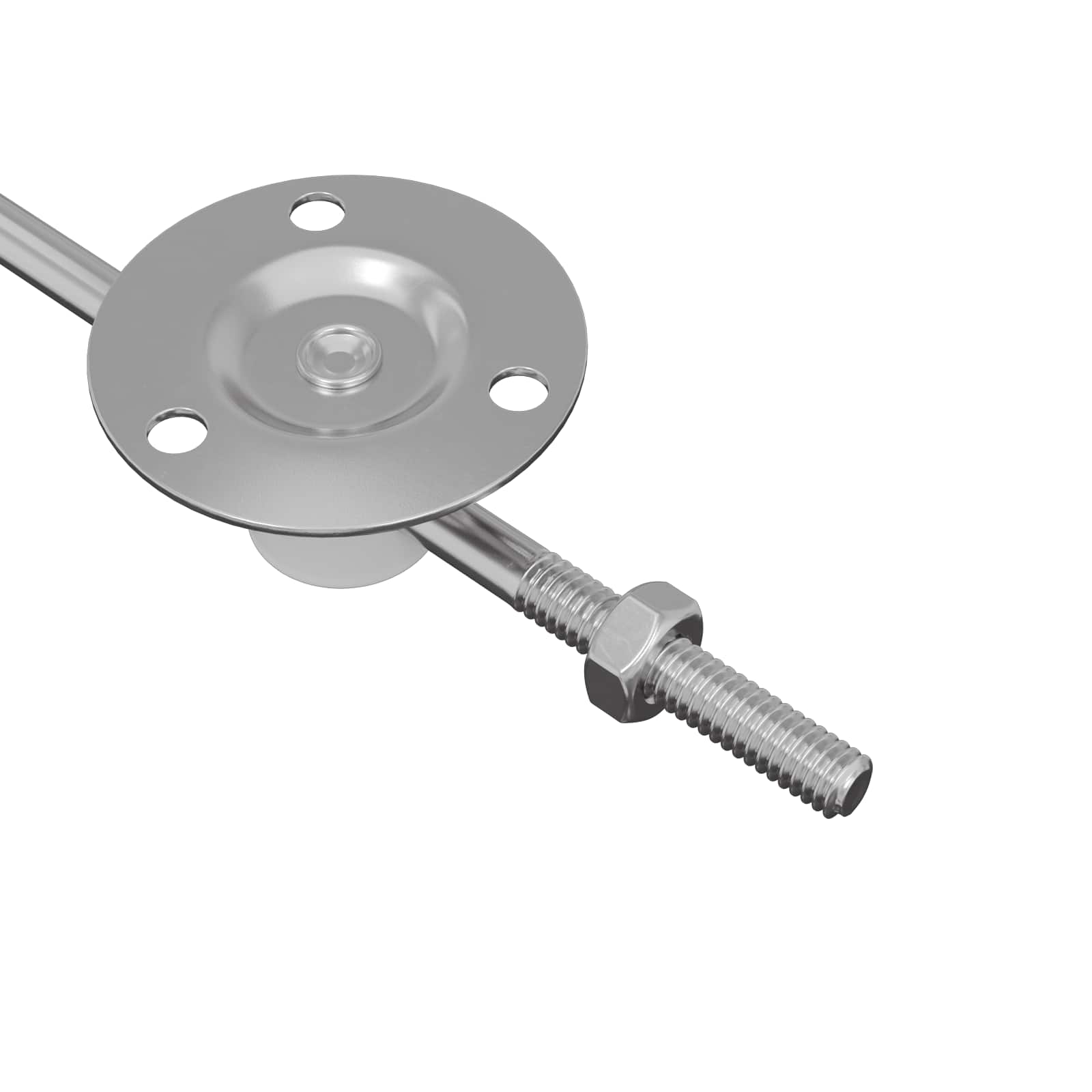 vidaXL Zawias wspierający pokrywę 12 szt. Srebrny 194 x 36 x 18 mm