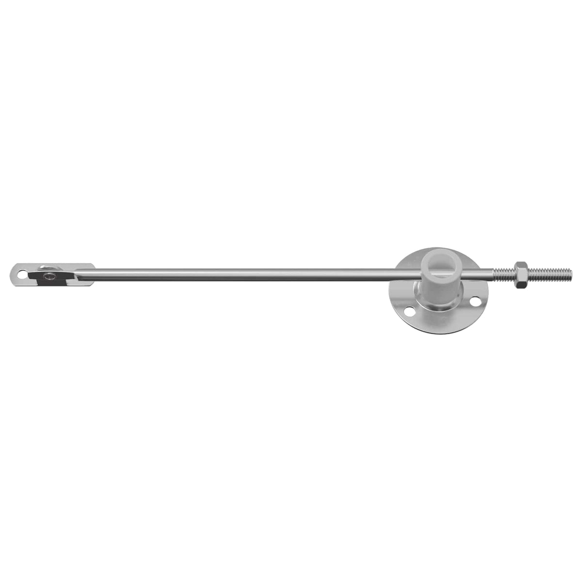vidaXL Zawias wspierający pokrywę 12 szt. Srebrny 194 x 36 x 18 mm