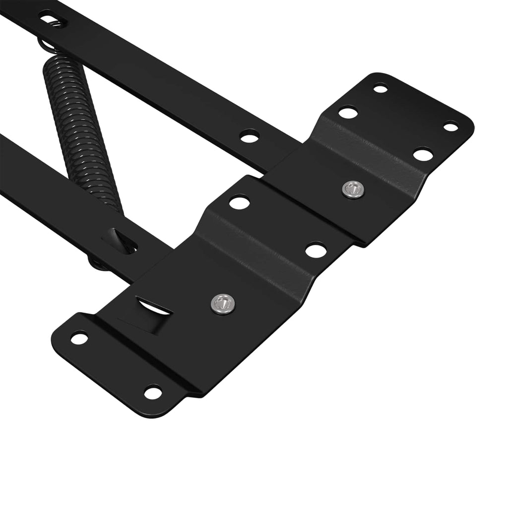 vidaXL Mechanizm podnoszenia łóżka 2 pcs Czarny 340 x 95 x 40 mm