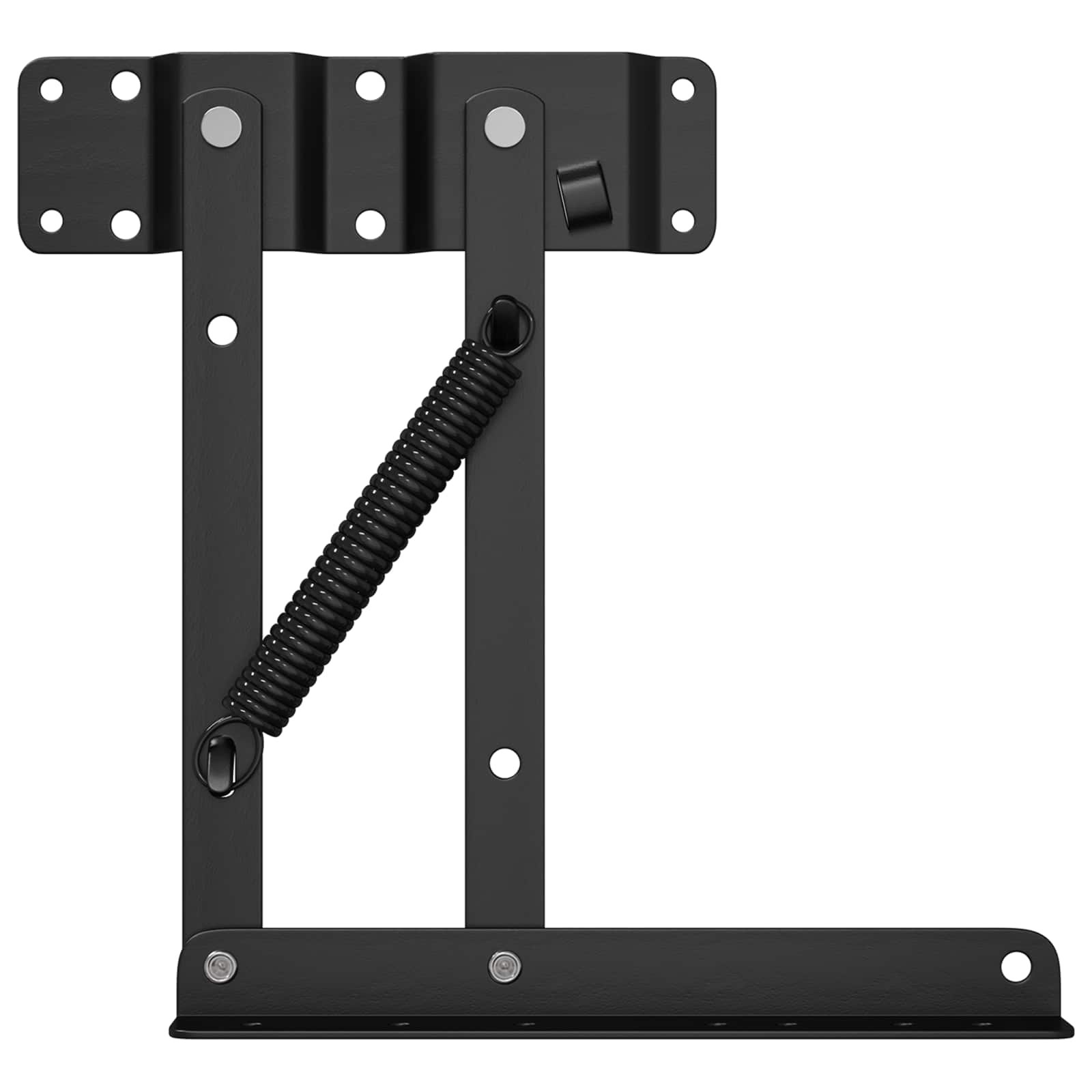 vidaXL Mechanizm podnoszenia łóżka 2 pcs Czarny 340 x 95 x 40 mm
