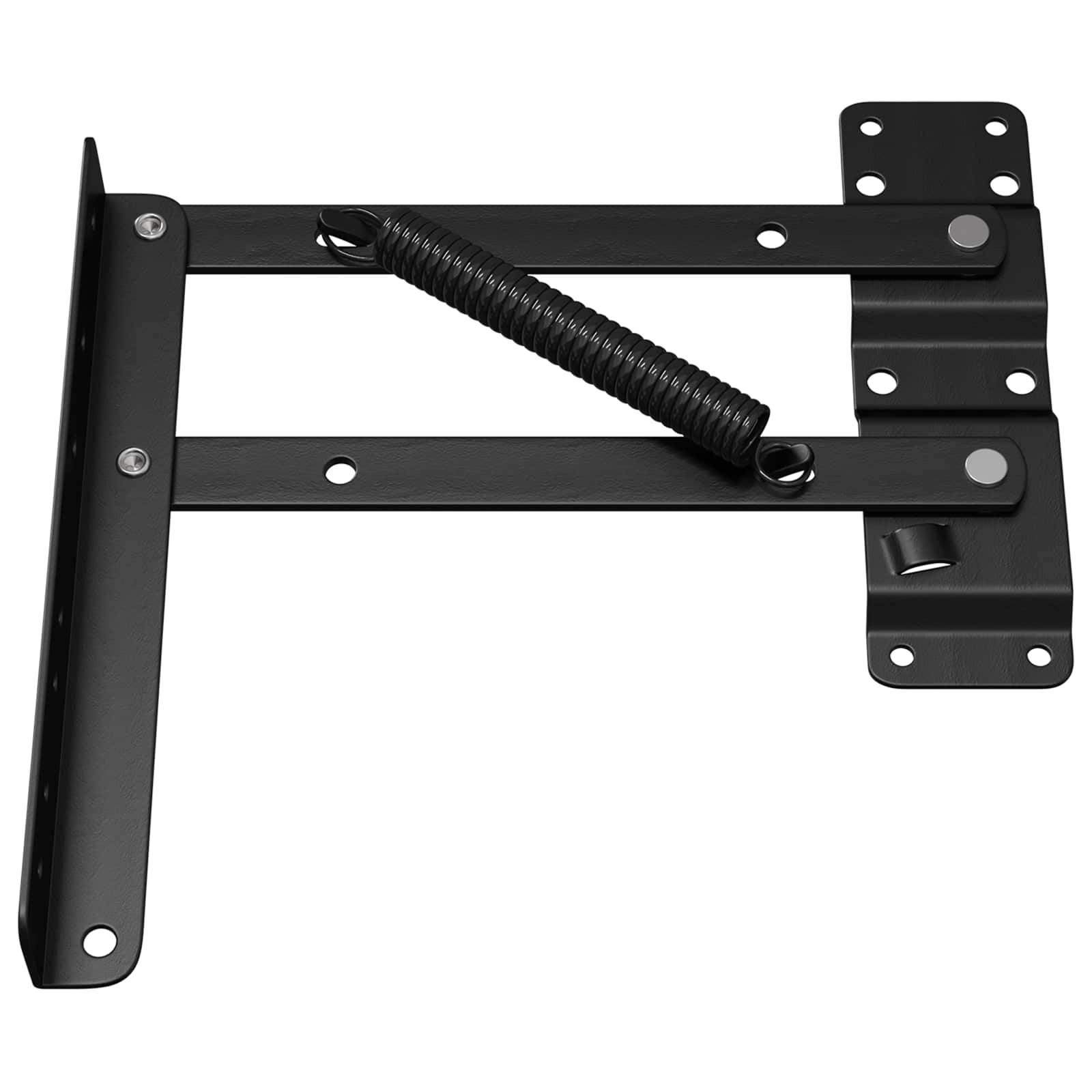 vidaXL Mechanizm podnoszenia łóżka 12 pcs Czarny 340 x 95 x 40 mm