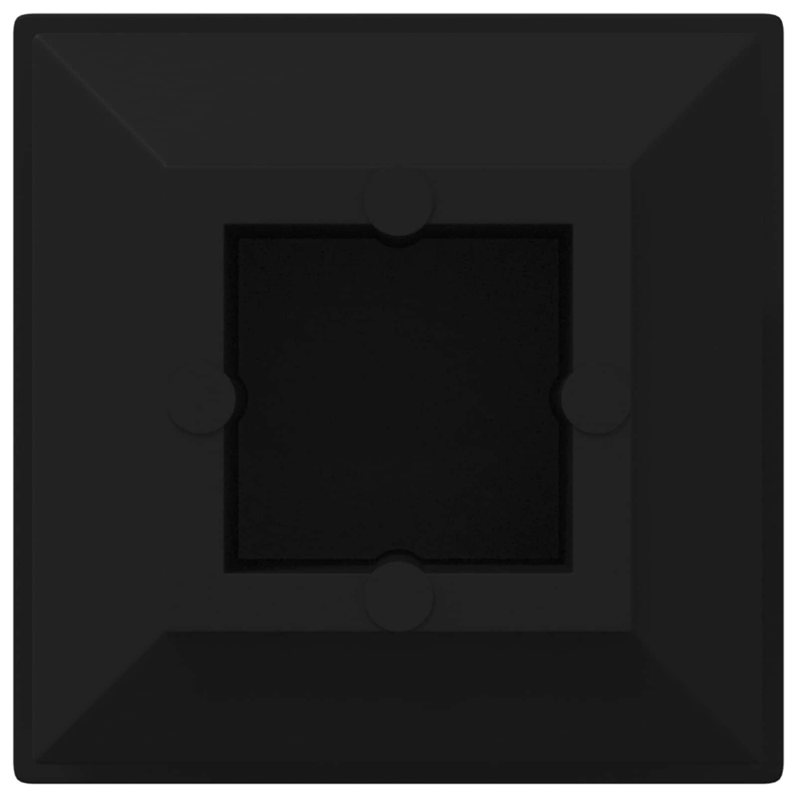 vidaXL Zaślepki Końcowe 10909 pcs Czarny 15 x 15 x 15 mm PP