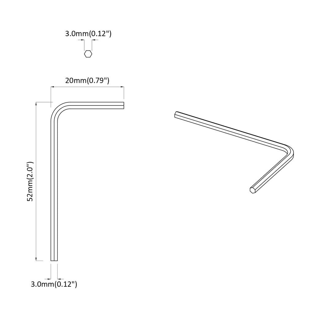 vidaXL Klucz Szesnastokątny 4675 pcs Srebrny 20 x 52 mm Stal