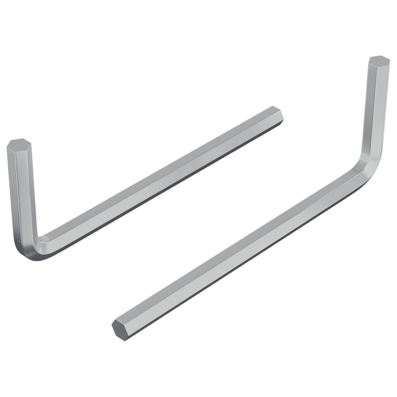 vidaXL Klucz Szesnastokątny 2 pcs Srebrny 22 x 66 mm Stal