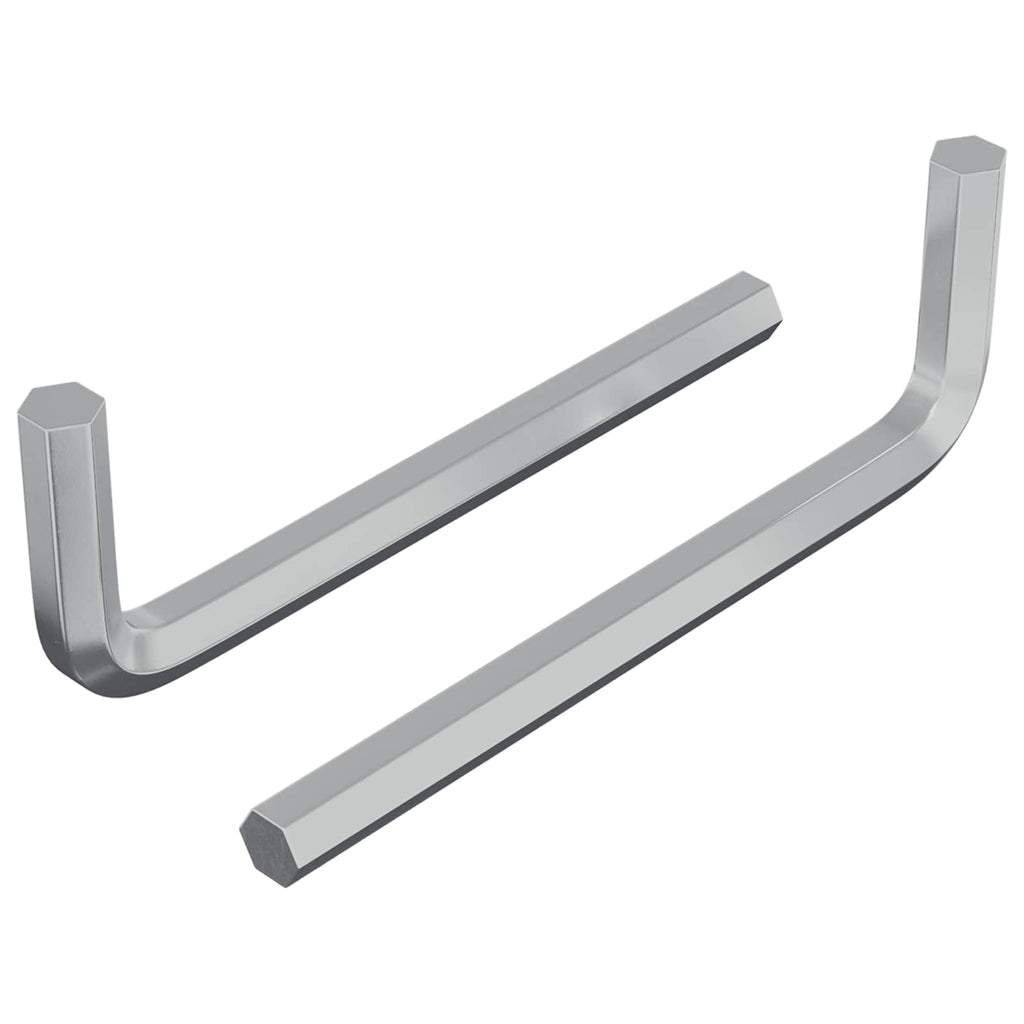 vidaXL Klucz Szesnastokątny 2 pcs Srebrny 32 x 86 mm Stal