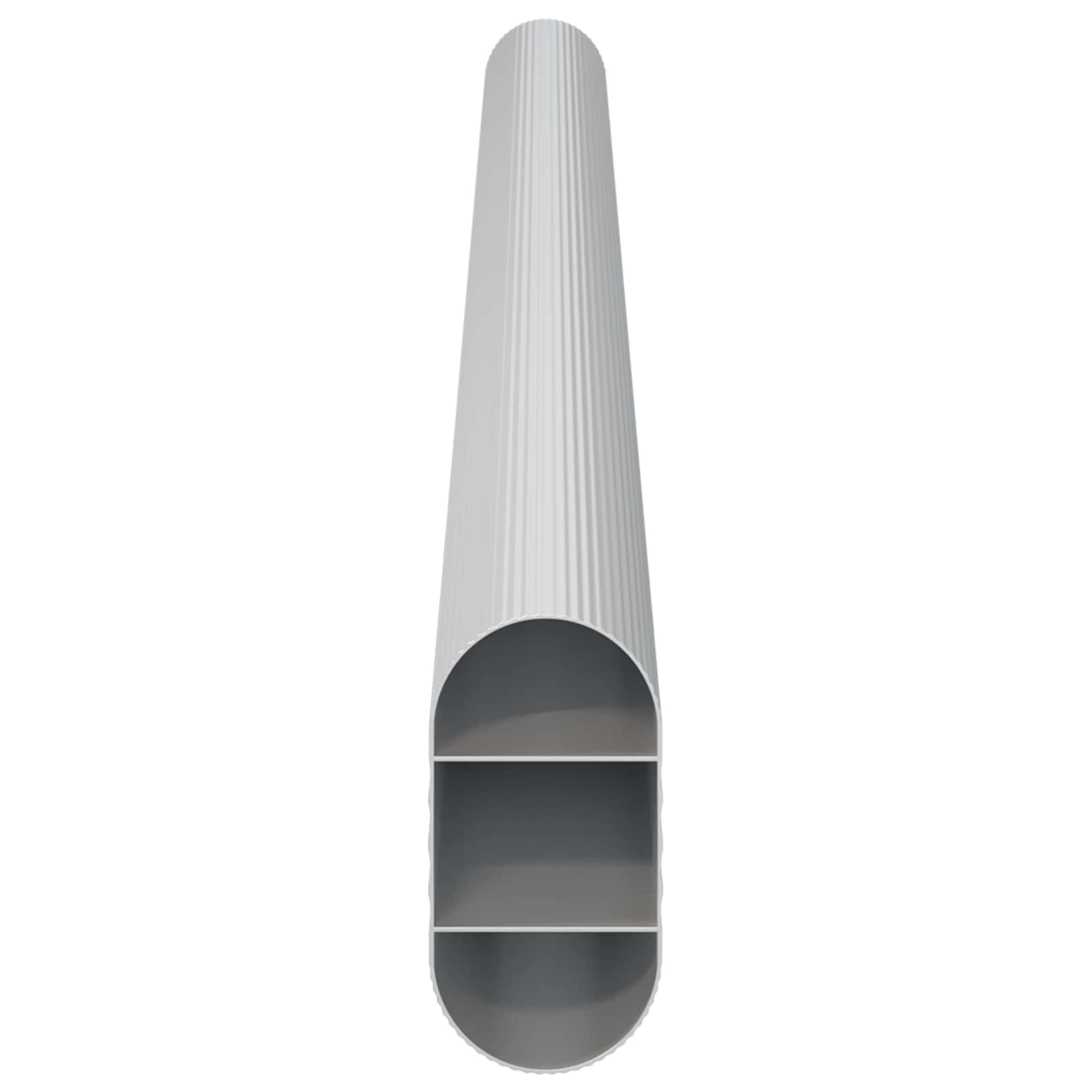 vidaXL Drążek do szafy 12 pcs Srebrny 264 x 15 x 29 mm Stop Aluminium