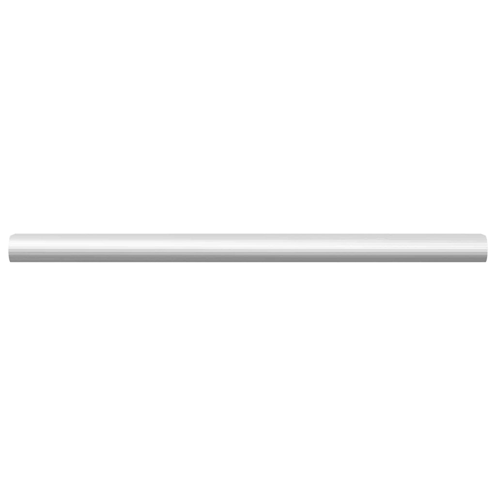 vidaXL Drążek do szafy 12 pcs Srebrny 264 x 15 x 29 mm Stop Aluminium
