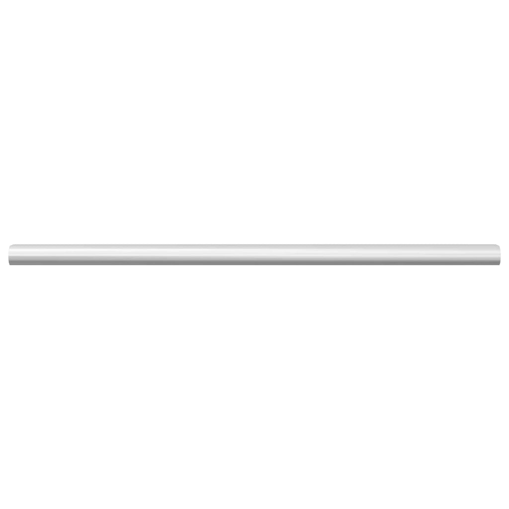 vidaXL Drążek do szafy 2 pcs Srebrny 464 x 15 x 29 mm Stop Aluminium