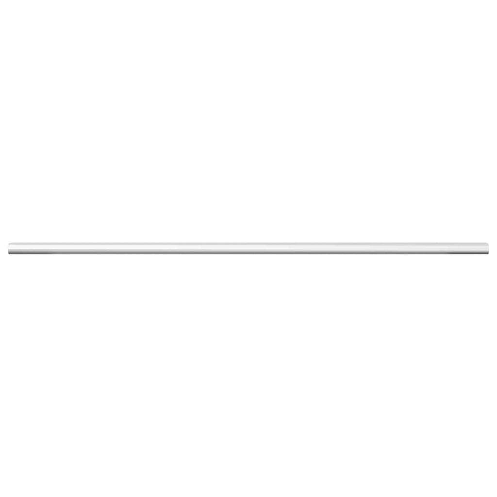 vidaXL Drążek do szafy 2 pcs Srebrny 664 x 15 x 29 mm Stop Aluminium