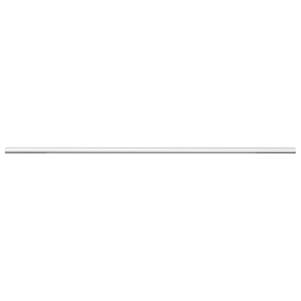 vidaXL Drążek do szafy 12 pcs Srebrny 764 x 15 x 29 mm Stop Aluminium