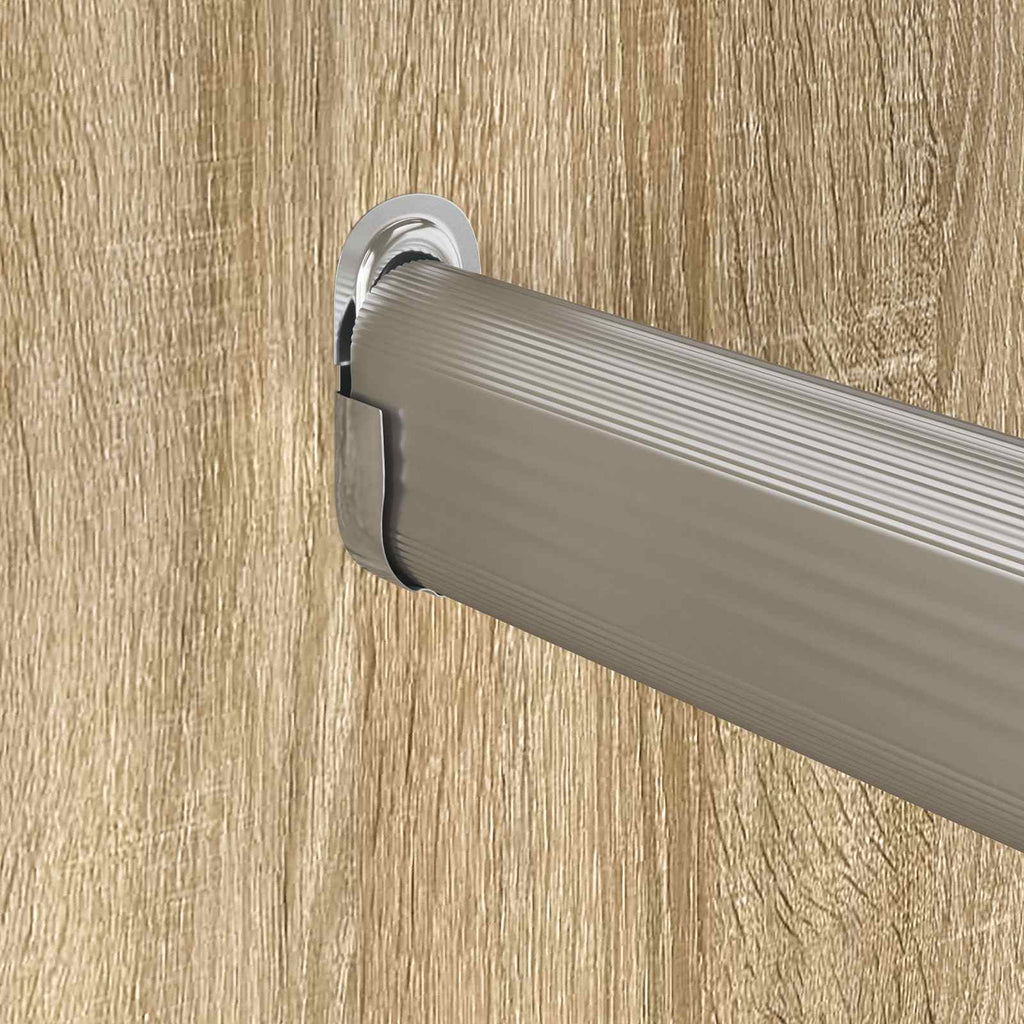 vidaXL Uchwyt na rurę do szafy 12 pcs Biały cynk 40 x 18 x 10 mm