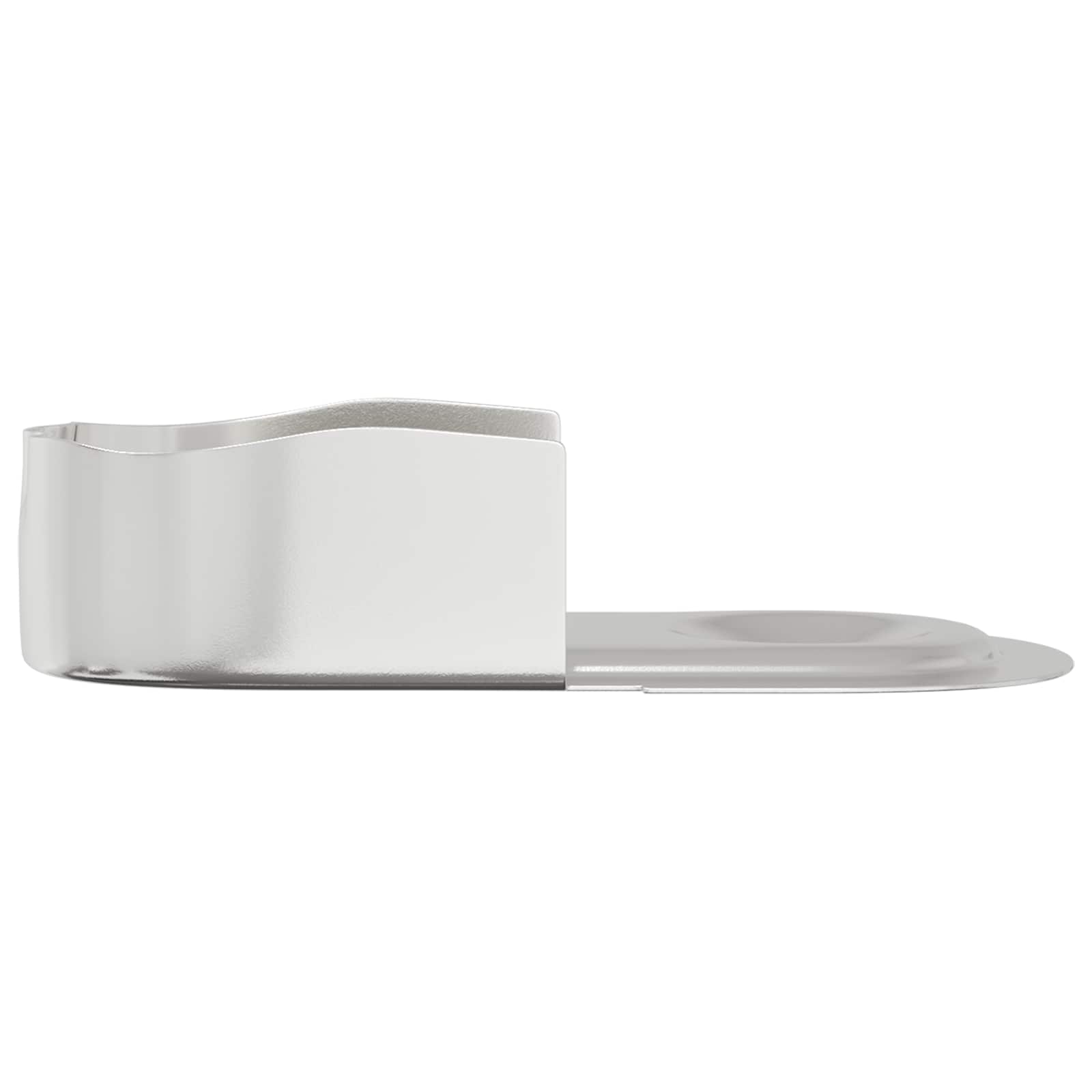 vidaXL Uchwyt na rurę do szafy 12 pcs Biały cynk 40 x 18 x 10 mm
