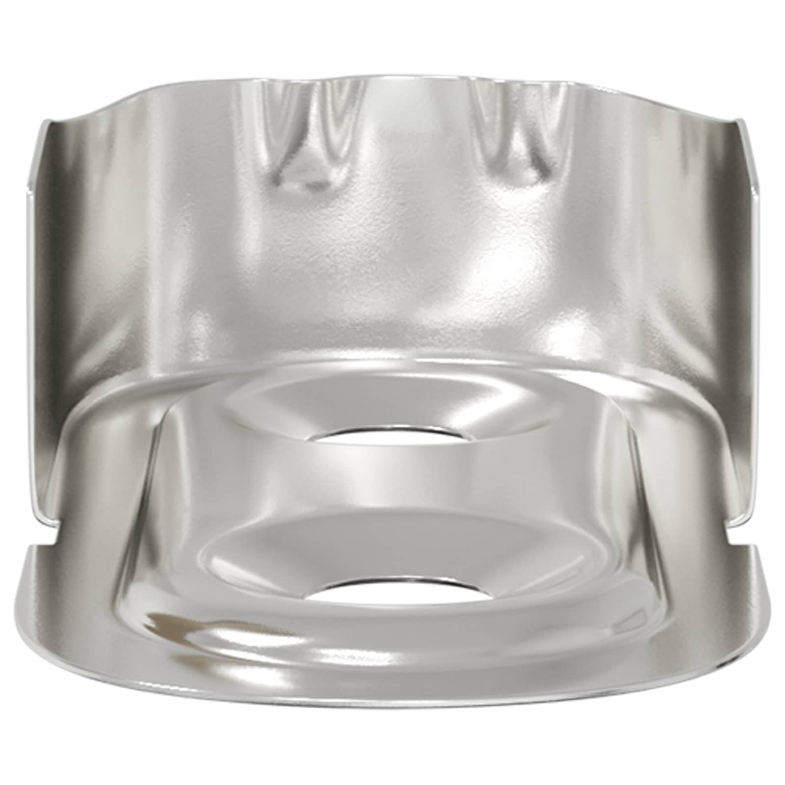 vidaXL Uchwyt na rurę do szafy 12 pcs Biały cynk 40 x 18 x 10 mm