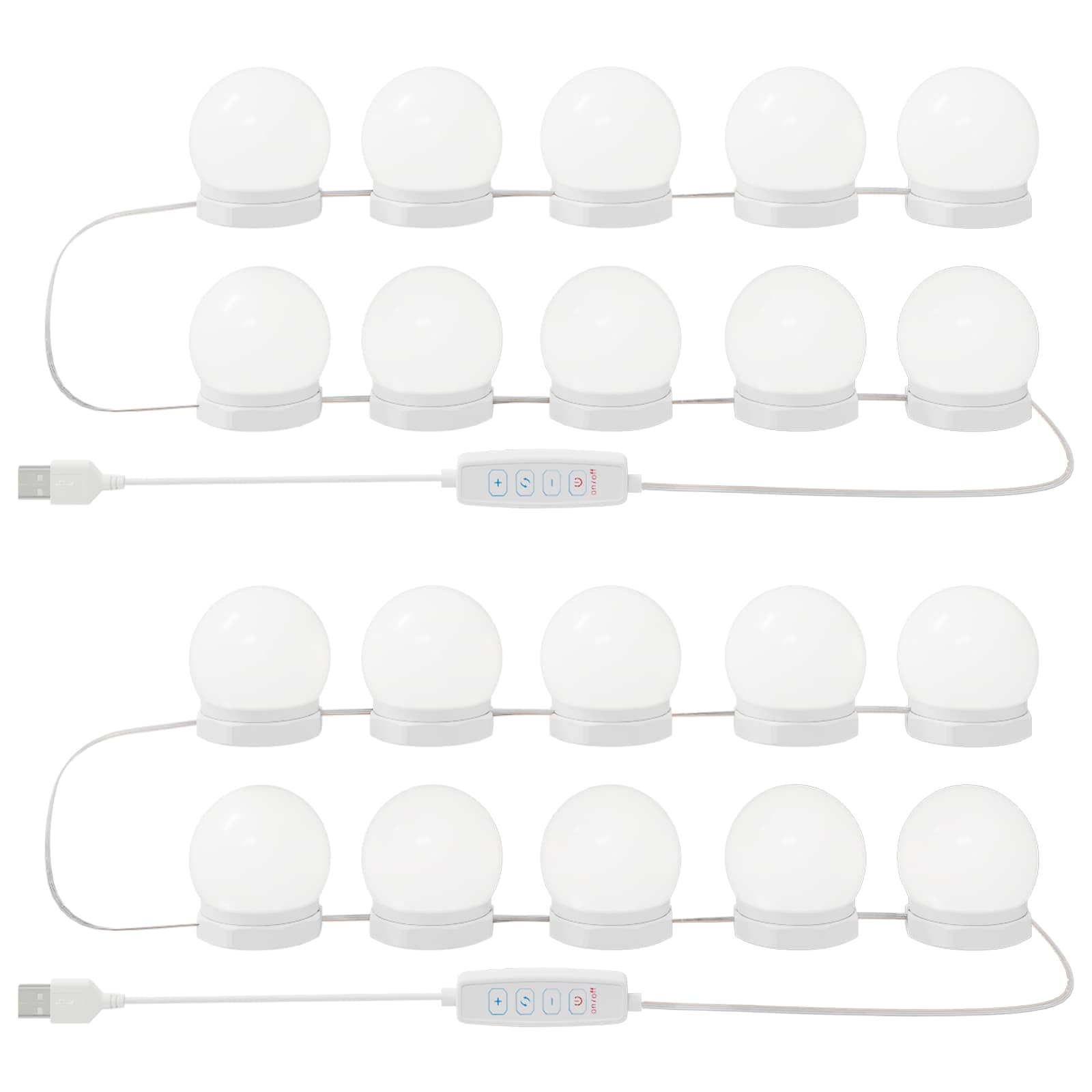 vidaXL Lustrowe światła Ze LED Lights 2 pcs Biały 4.5 x 4.5 x 4.8 cm