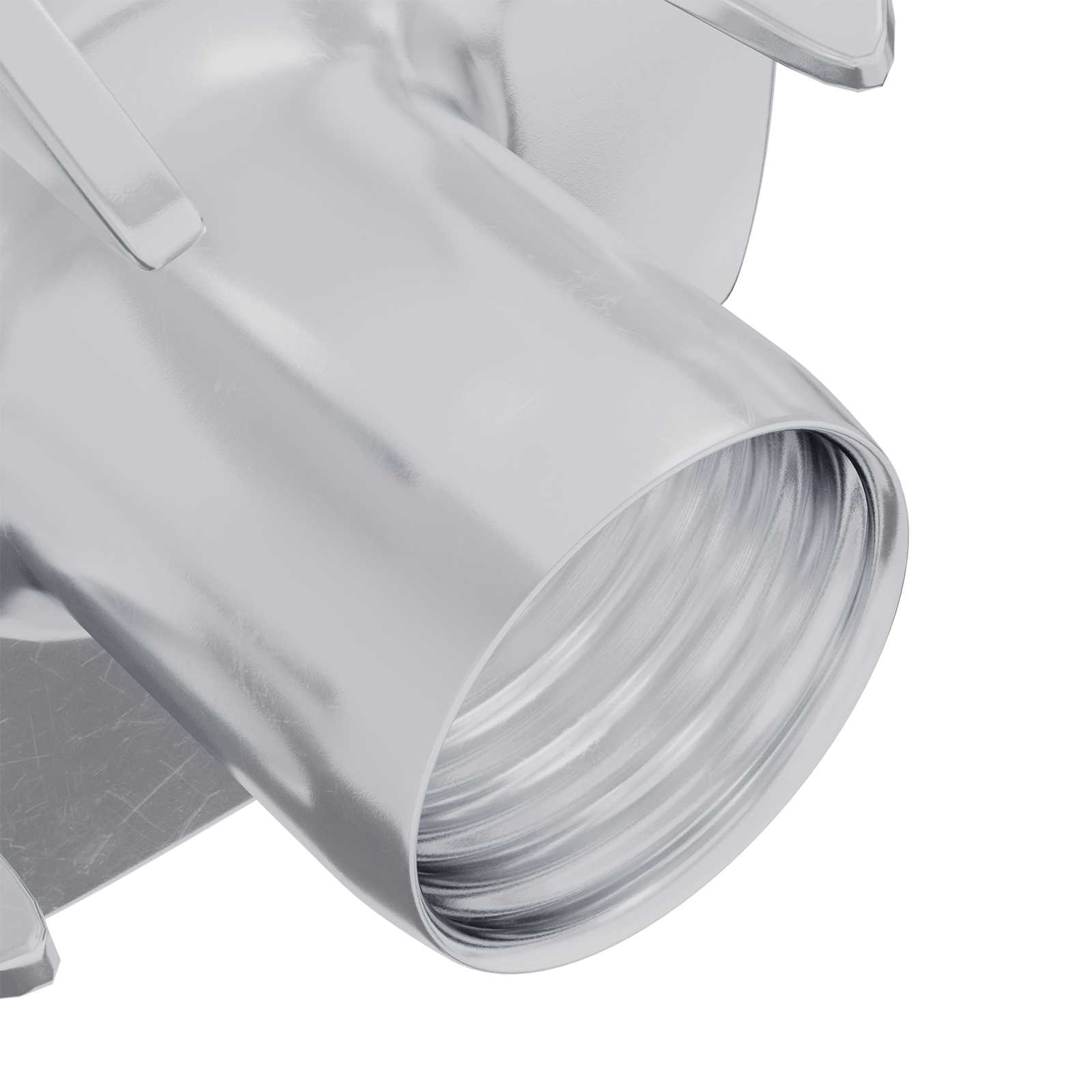 vidaXL Nakrętka T-z z ząbkami 12 pcs Srebrny M6 mm Stal