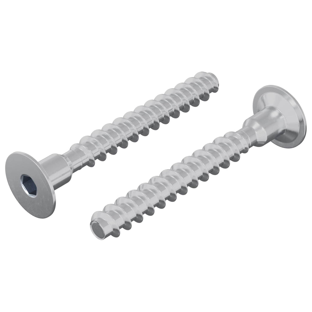 vidaXL Śruba 2 pcs Powlekana cynkiem 5 x 40 mm Żelazo
