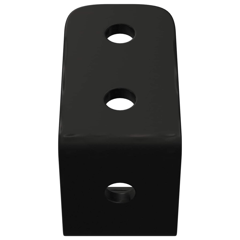 vidaXL Haczyki 2 pcs Czarny M5 x 110 mm Żelazo