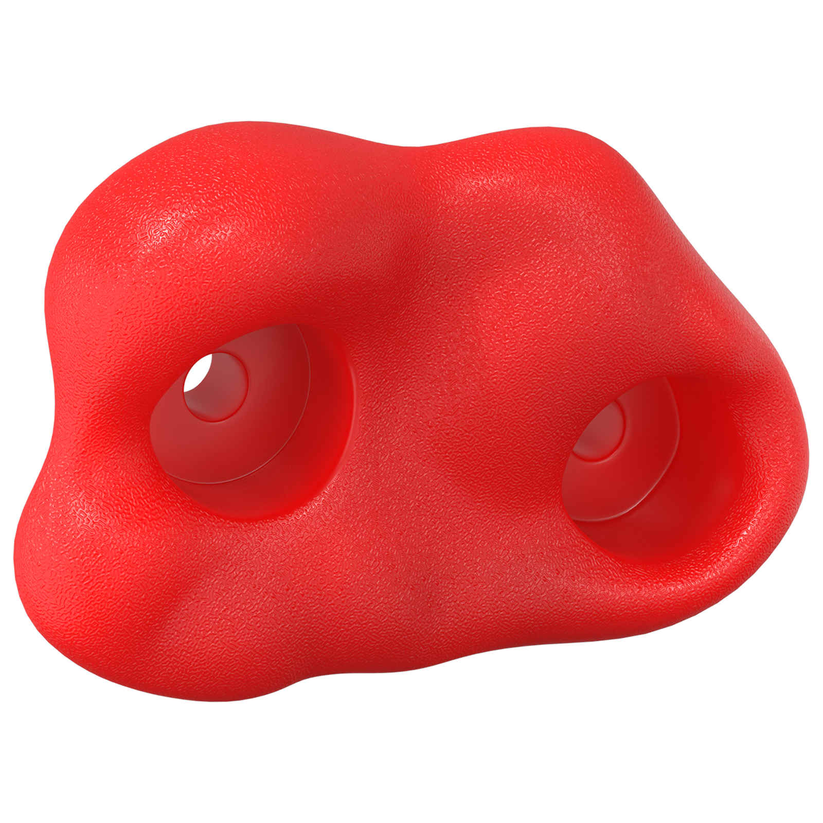 vidaXL Chwyt do wspinaczki 2 pcs Czerwony 100 x 67 x 43 mm PP