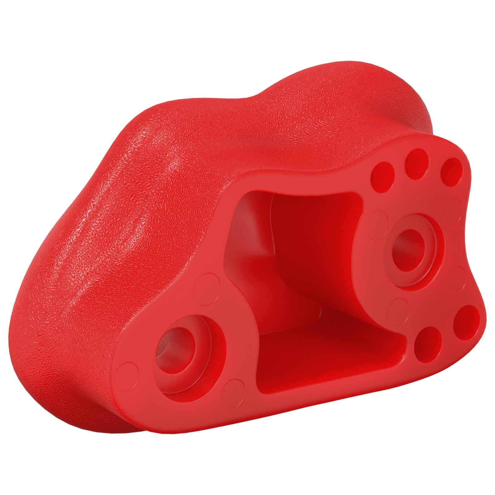 vidaXL Chwyt do wspinaczki 2 pcs Czerwony 100 x 67 x 43 mm PP