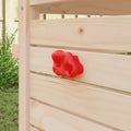 vidaXL Chwyt do wspinaczki 12 pcs Czerwony 100 x 67 x 43 mm PP