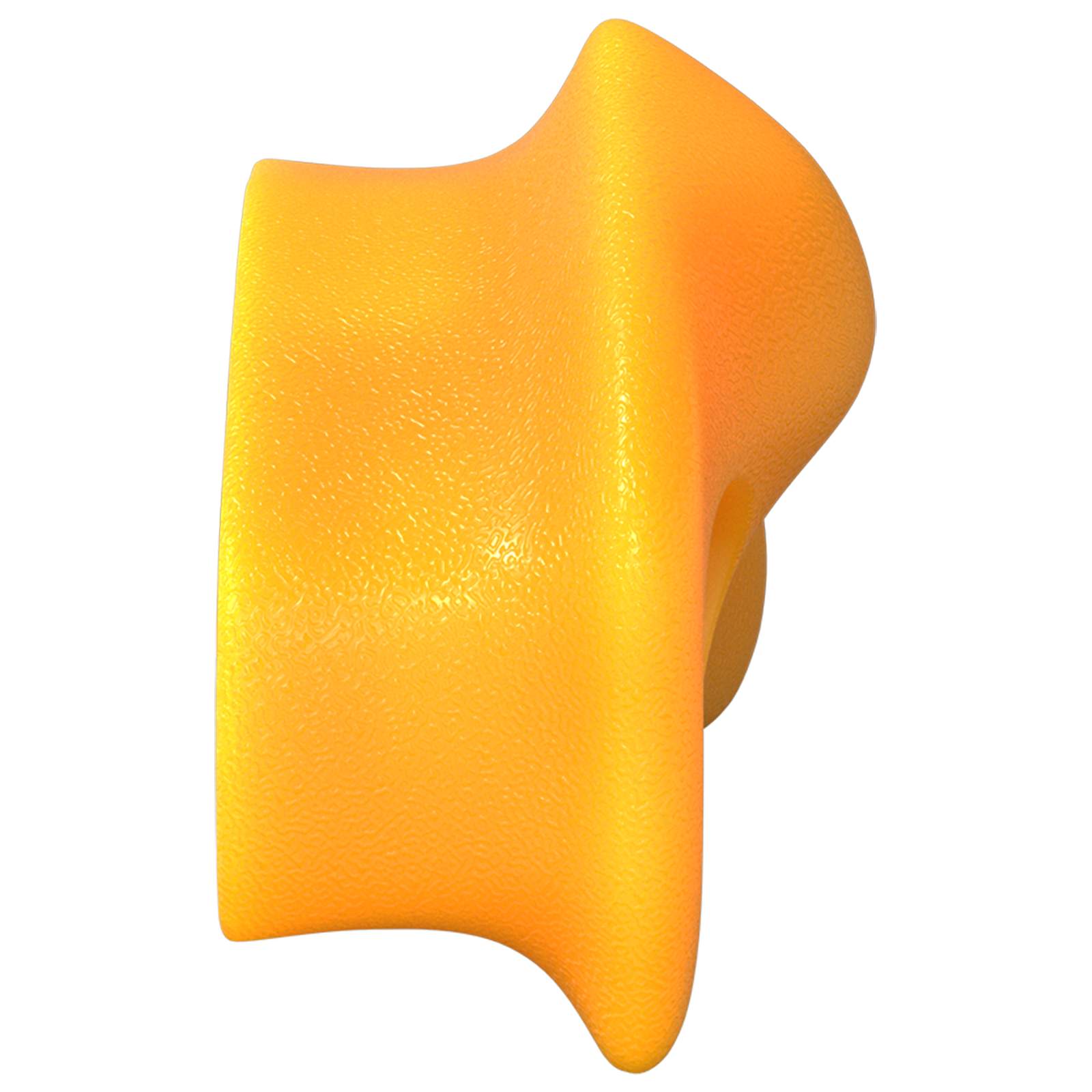 vidaXL Chwyt do wspinaczki 2 pcs Żółty 100 x 67 x 43 mm PP