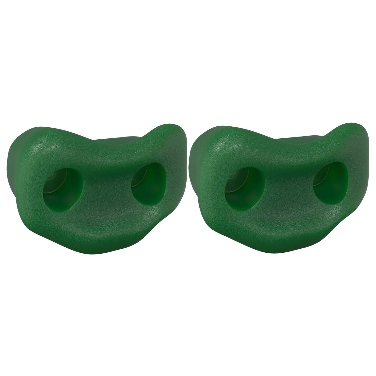 vidaXL Chwyt do wspinaczki 2 pcs Zielony 100 x 67 x 43 mm PP