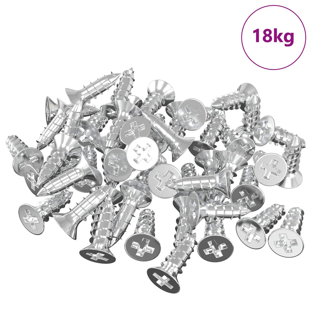 vidaXL Uchwyt do lustra 340 pcs Nikiel 35 x 30 x 8,3 mm Stal