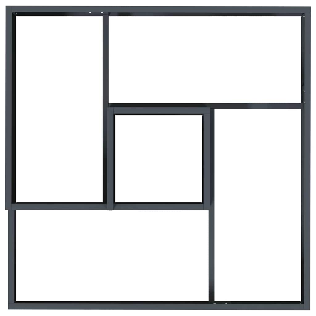 vidaXL Doniczka ogrodowa Antracyt 80 x 80 x 50 cm Stal zimnogięta