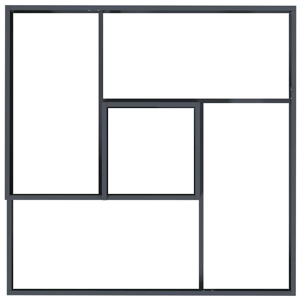 vidaXL Doniczka ogrodowa Antracyt 100 x 100 x 50 cm Stal zimnogięta