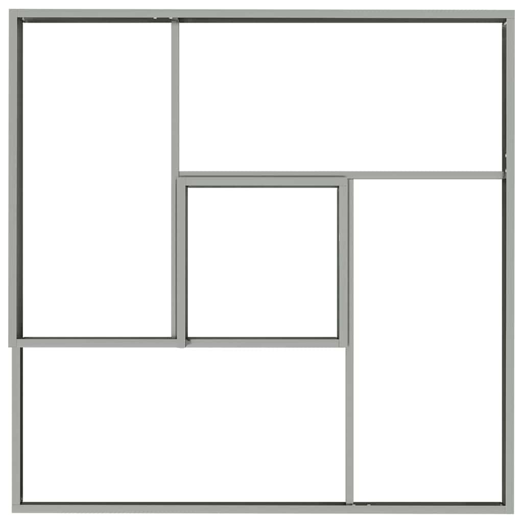 vidaXL Doniczka ogrodowa Srebrny 100 x 100 x 50 cm Stal Galwanizowana