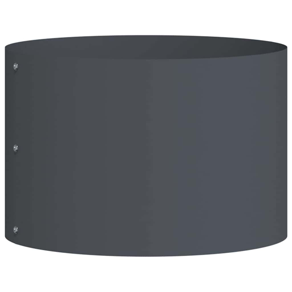 vidaXL Pierścień doniczki Antracyt 30 x 30 x 20 cm Stal zimnogięta